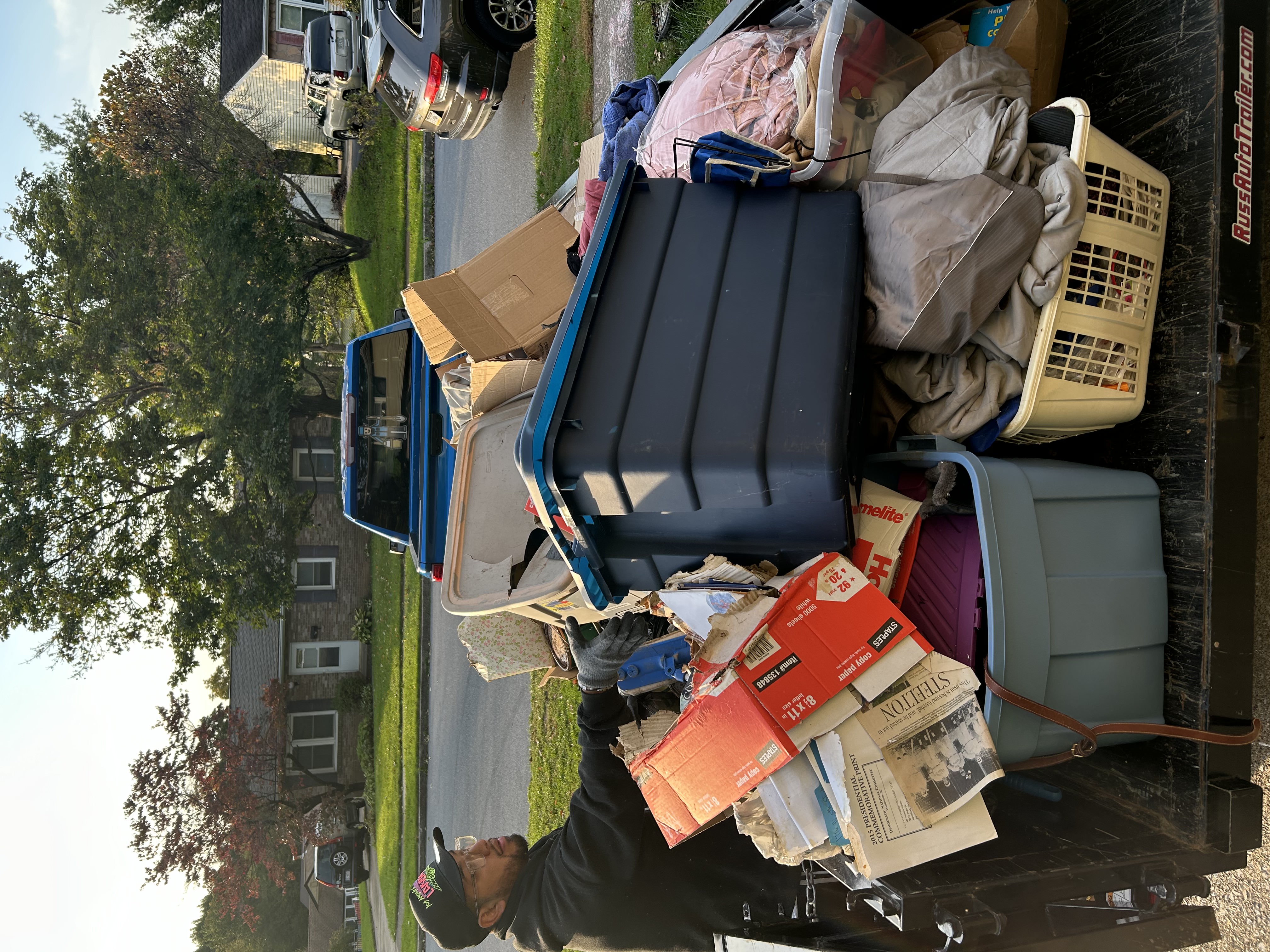 Junk Squad truck loaded and hauled — junk removal in Central PA