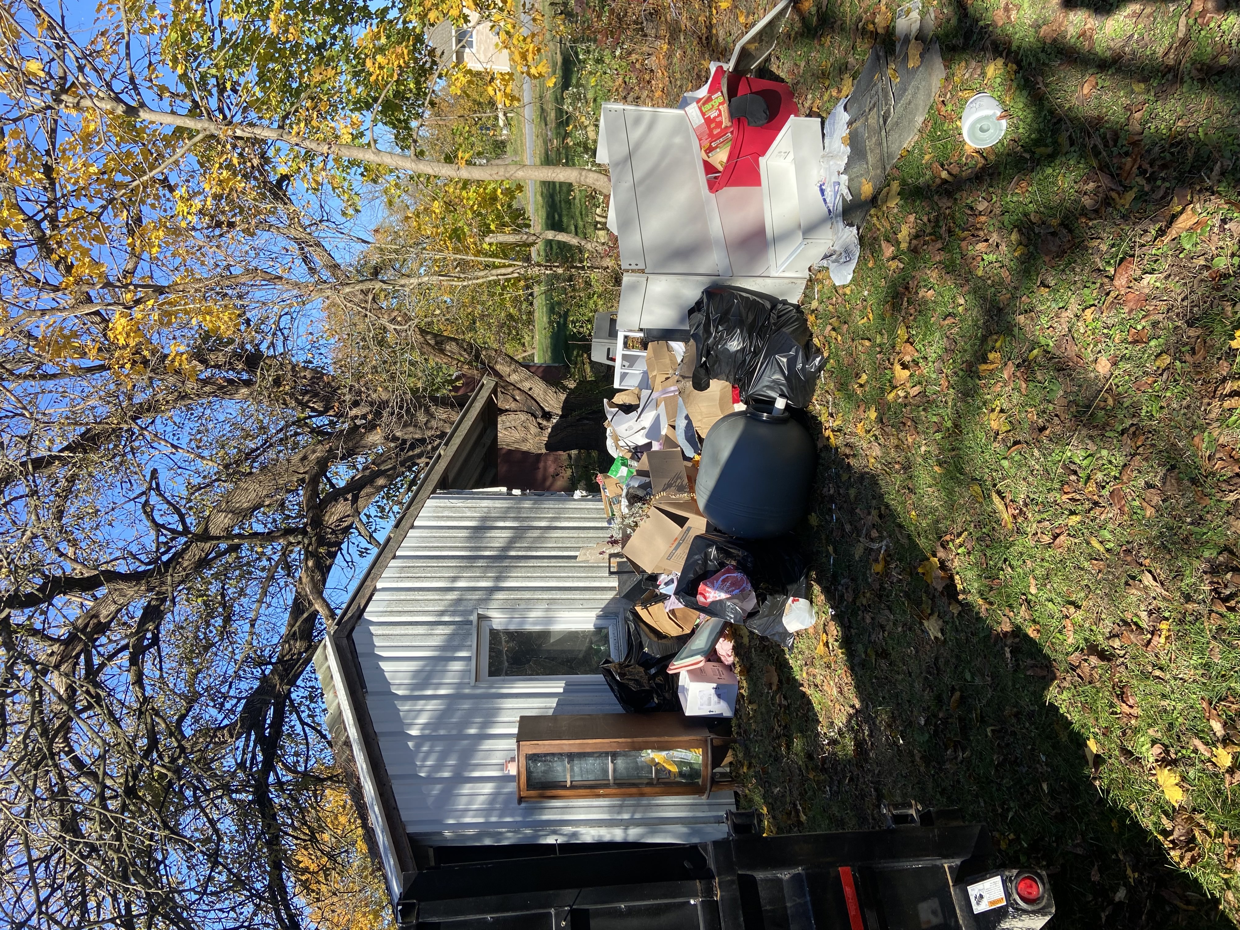 Shed and outdoor debris cleanout in Central PA
