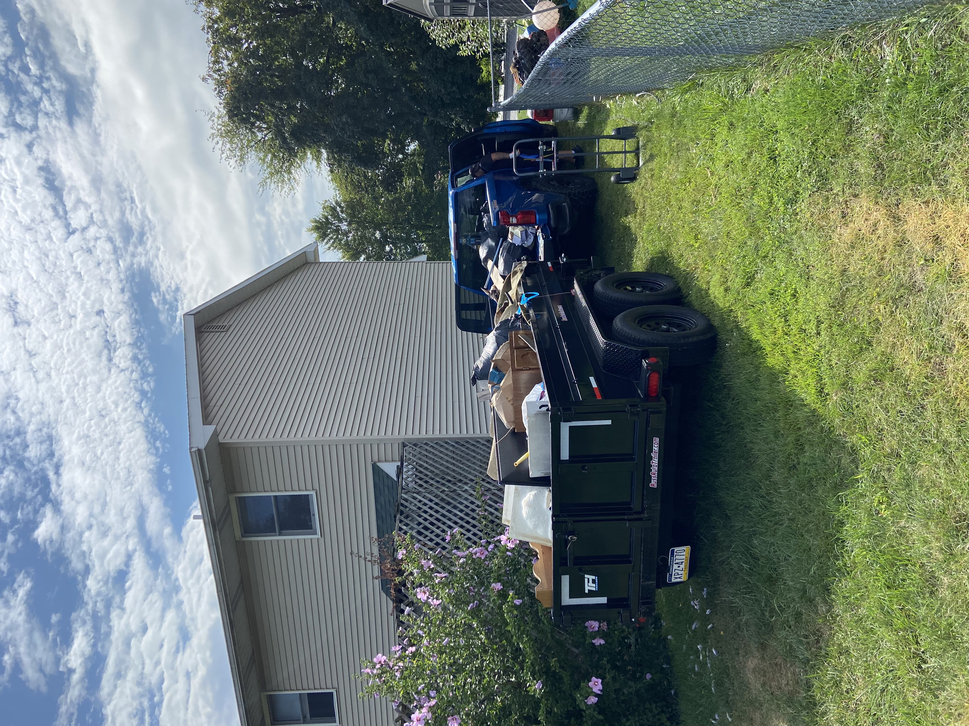 Junk Squad truck loaded for a pickup in Central PA